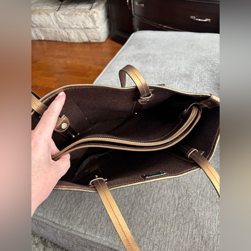 Tumi Brown Wool Computer Bag - image 9